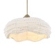 preview thumbnail 7 of 13, Uttermost Biddeford White Beaded Pendant (5 light) - 24"W x 24"D x 11.5"H