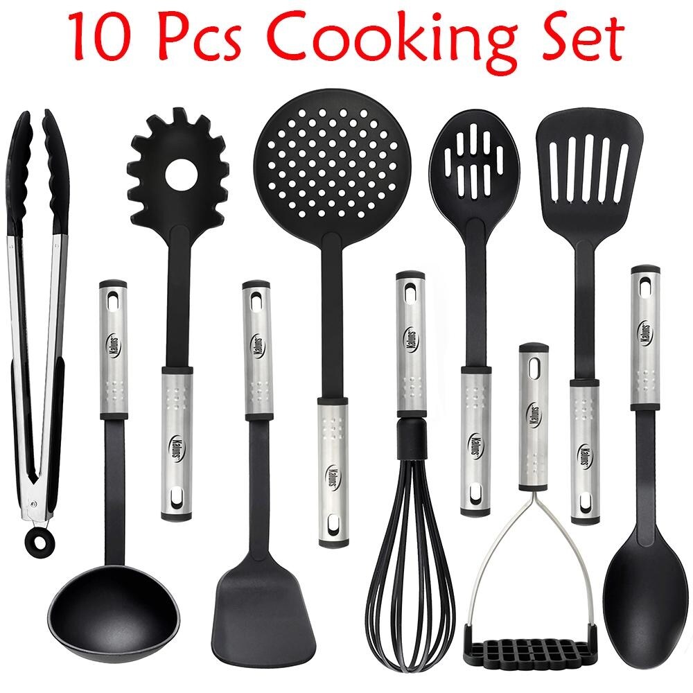 Kaluns Kitchen Utensils Set, 21 Piece Wood and Silicone, Cooking Utensils,  Dishwasher Safe and Heat Resistant Kitchen Tools, Multi