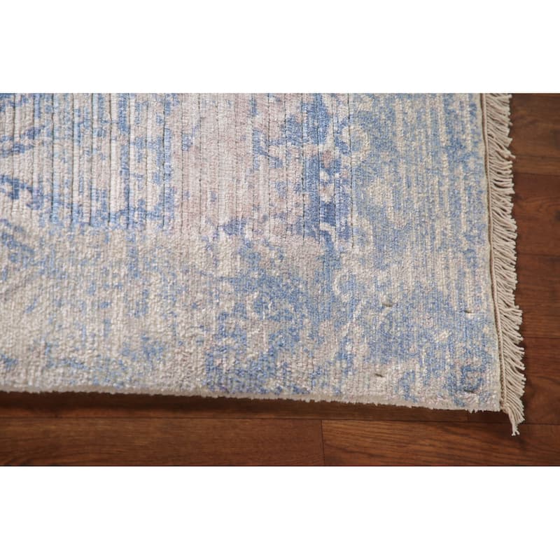 Abstract Modern Accent Rug Wool Carpet - 3'11"x 5'8"
