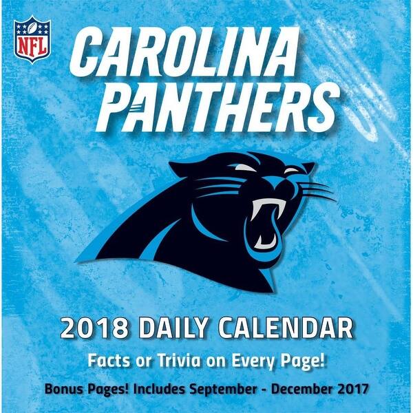 Shop 2018 Nfl Carolina Panthers Desk Calendar Free Shipping On Orders Over 45 Overstock 18266686