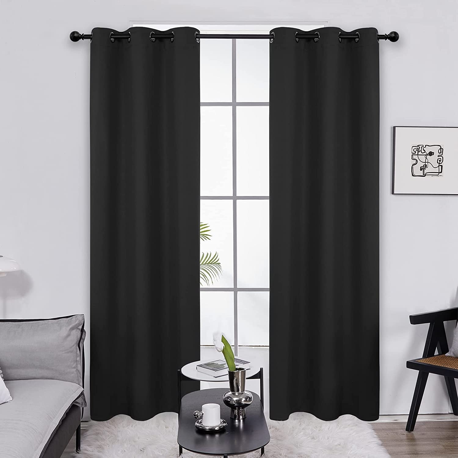 Deconovo Solid 42 Width Curtain Panel (1 Panel)