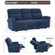preview thumbnail 88 of 118, MCombo 64.6" Wall Hugger Power Loveseat Fabric Recliner Sofa with USB Ports