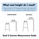 preview thumbnail 2 of 4, Americana Modern Cane Back Bar Stool - Counter or Bar Height - 26 or 30 Inch - Solid Oak Wood Frame - No Assembly Required