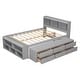 preview thumbnail 17 of 28, Modern Full Size Functional Storage Platform Bed with Drawers