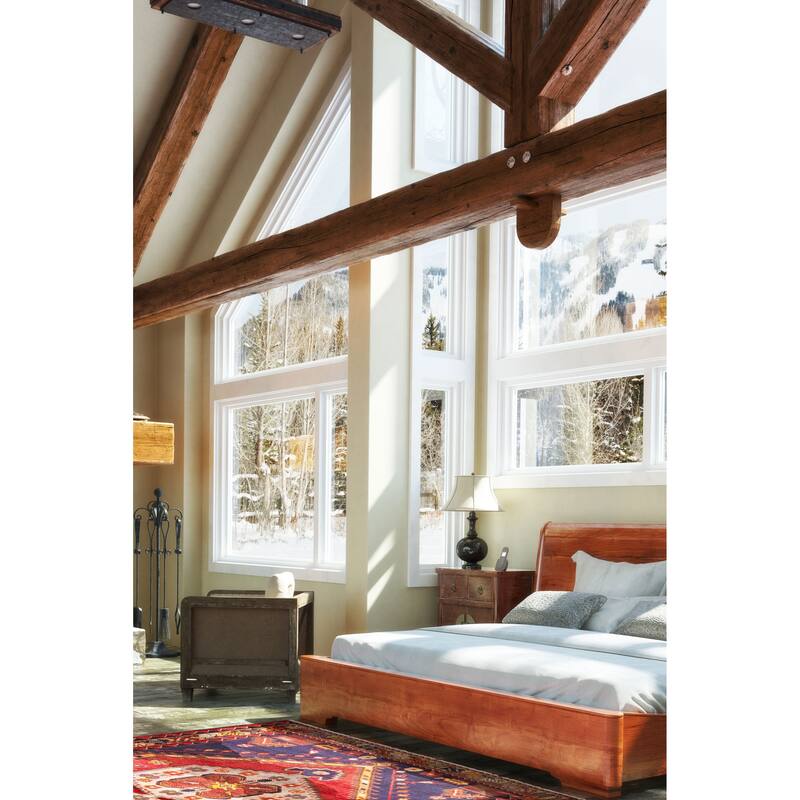 ECARPETGALLERY Hand-knotted Andelz Red Wool Rug - 4'2 x 6'11