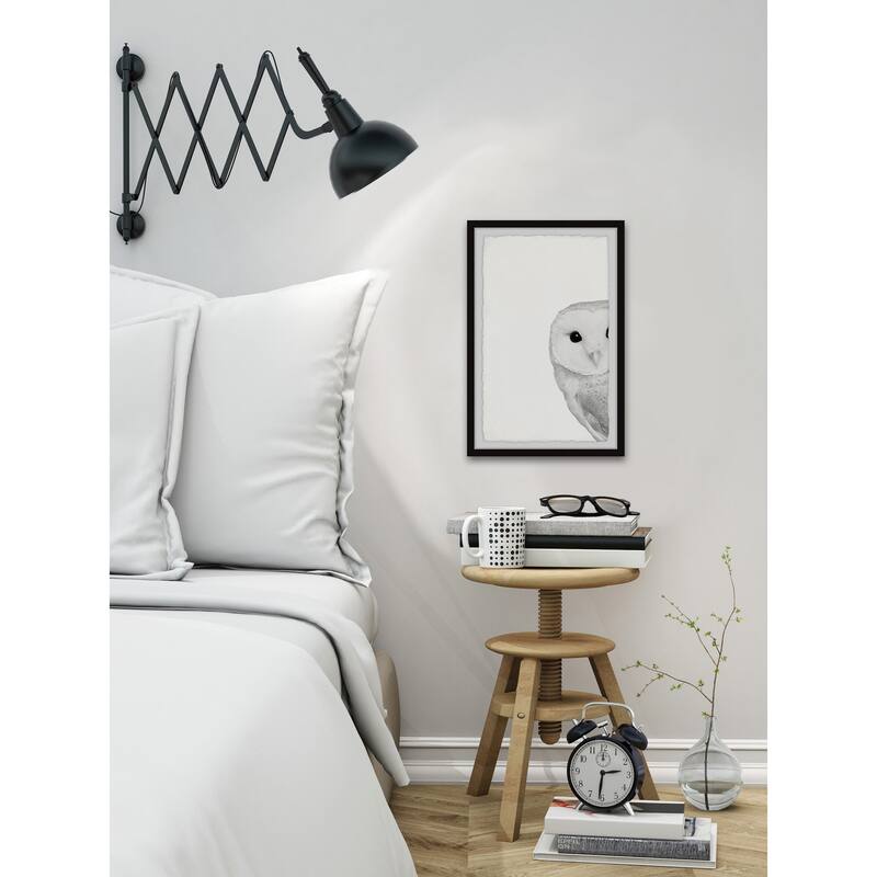 'Hidden Owl II' Framed Painting Print