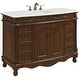 preview thumbnail 8 of 9, Elegant Lighting VF-1039-VW Bordeaux 48" Free Standing Single Basin