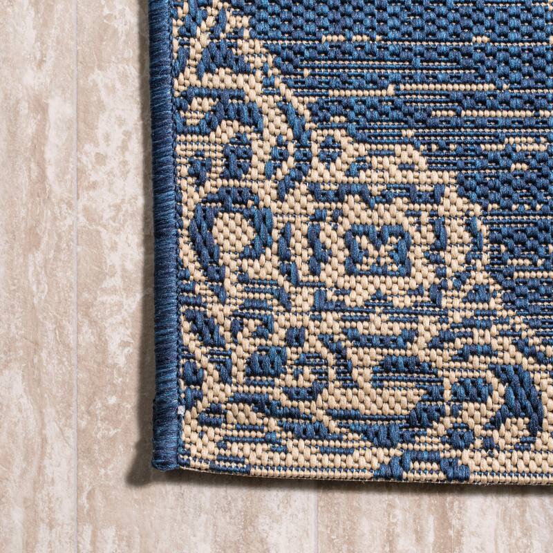 JONATHAN Y Arabesque Ornate Medallions Indoor/Outdoor Area Rug