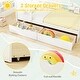 preview thumbnail 19 of 18, Gymax Twin Size House Bed Kids Bed Frame w/ 2 Storage Drawers & Fence