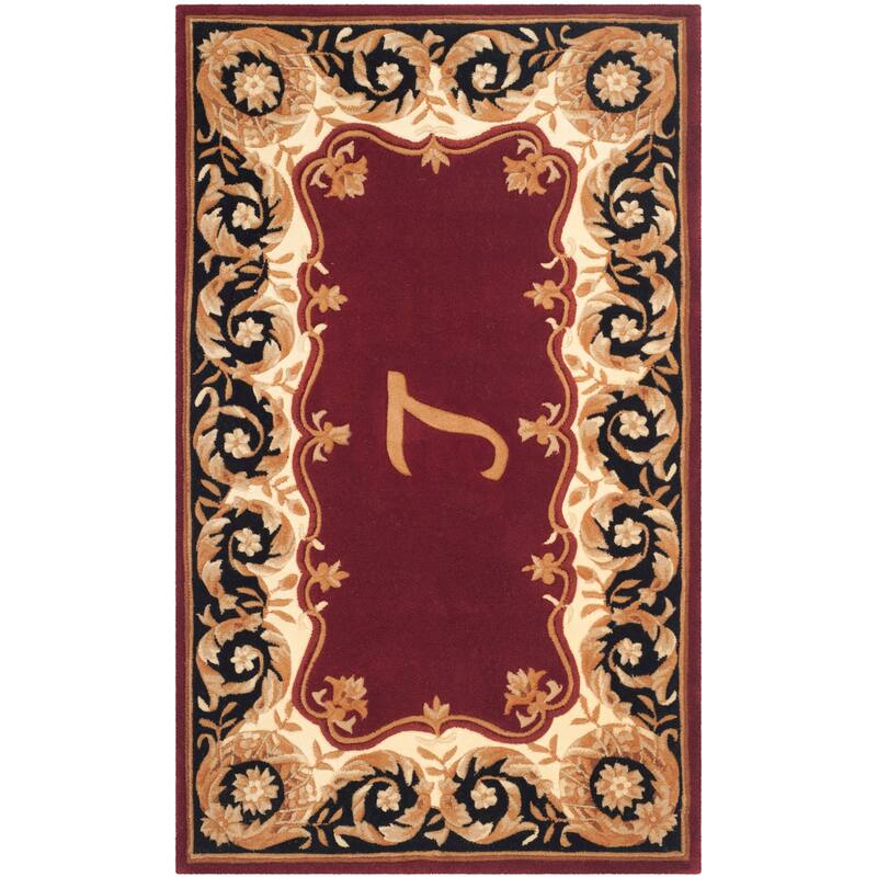 SAFAVIEH Handmade Naples Bojka Traditional Oriental Wool Rug - 3' x 5' - Maroon L - Rectangle