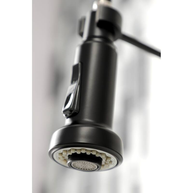 Concord Two-Handle Wall Mount Pull-Down Kitchen Faucet