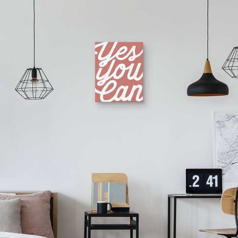 Positivity V Canvas Art Print