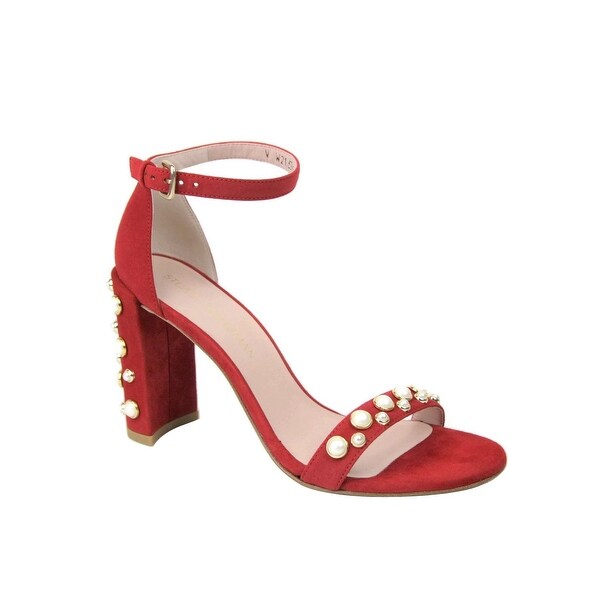 stuart weitzman red shoes