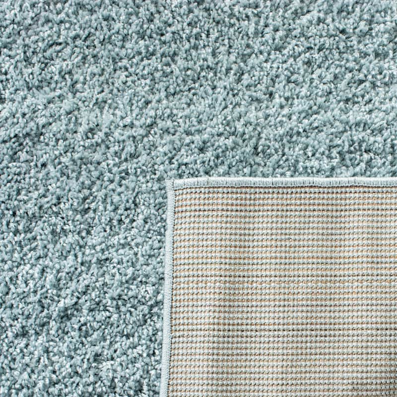 SAFAVIEH New York Shag Rixte 1.2-inch Thick Rug - 10' x 14' - Blue - Rectangle