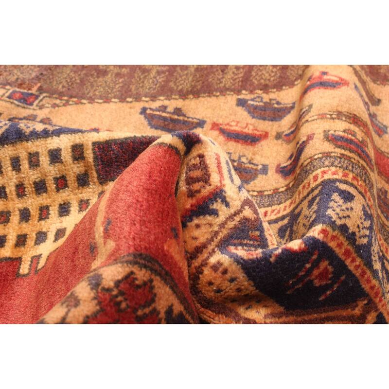 ECARPETGALLERY Hand-knotted Teimani Brown Wool Rug - 2'9 x 4'3