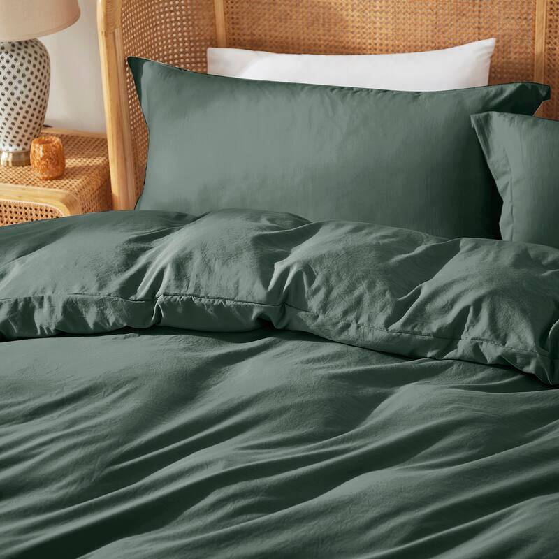 Emperyan 7 PC Bedding Set, Luxury Microfiber Duvet Cover With Sheets Bed Sets