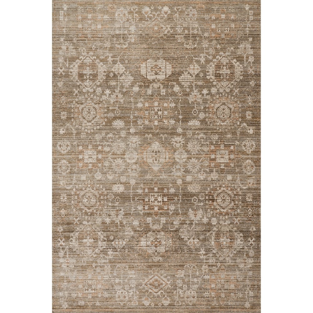 Nuloom Veloria Traditional Woven Floral Washable Rug