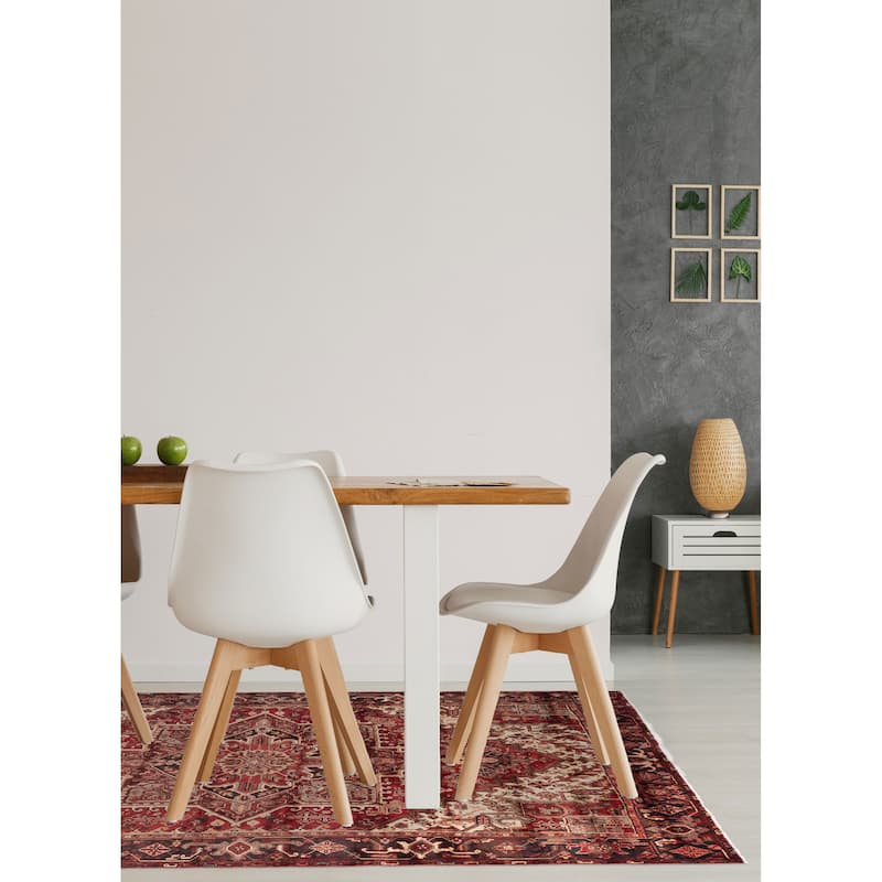 ECARPETGALLERY Hand-knotted Sarabi Red Wool Rug - 8'6 x 10'11