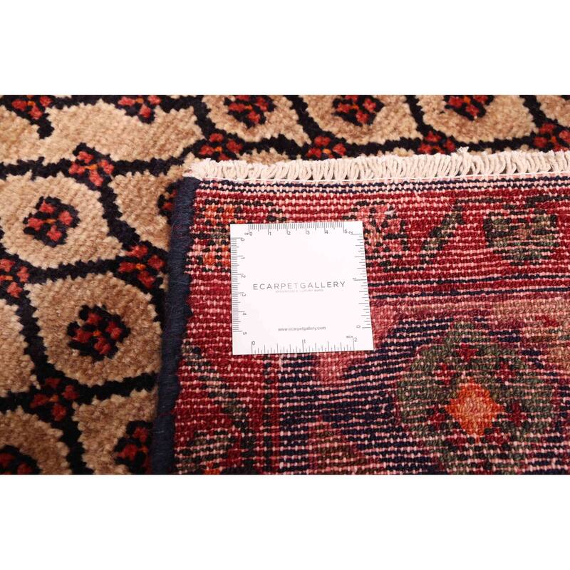 ECARPETGALLERY Hand-knotted Anatolian Vintage Tan Wool Rug - 4'0 x 8'9