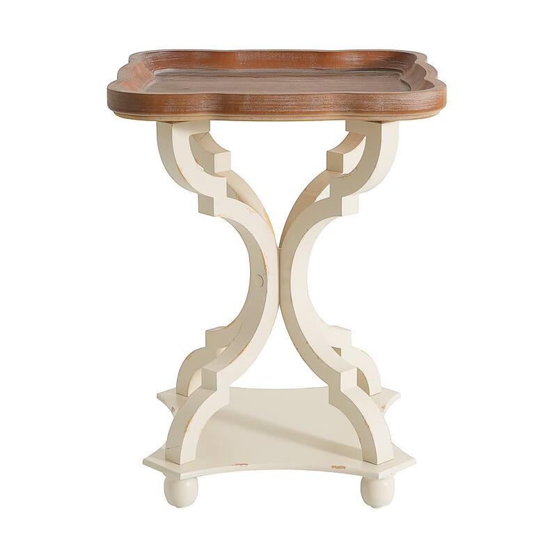 Bevier French Country Accent Table with Square Top by Christopher Knight Home