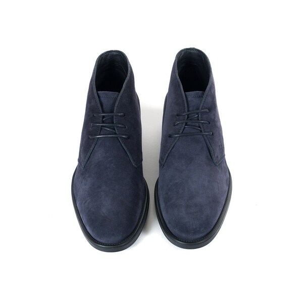 mens navy desert boot