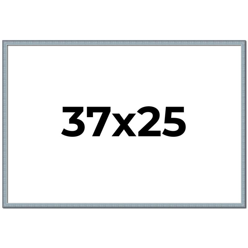 37x25 Frame Rustic Sky Blue Solid Wood Picture Frame | 0.75 Inch