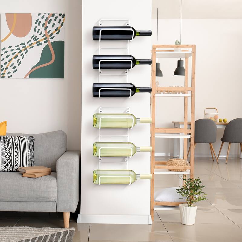 Sorbus Towel Holder for Bathroom Wall - 12 Level Wall Mounted Towel Rack - 6" L x 5" W x 12.75" H