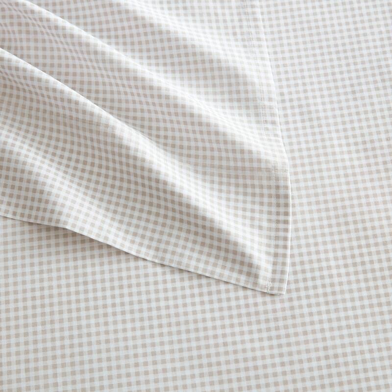 Martha Stewart Printed Cotton Percale Sheet Set