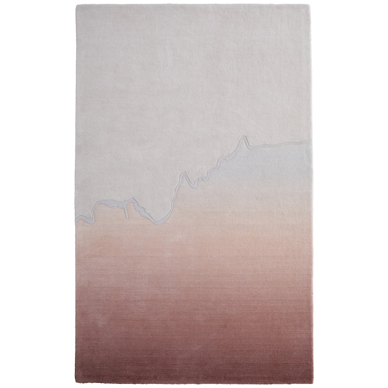 HomeRoots Ombre Casual Rectangle Area Rug