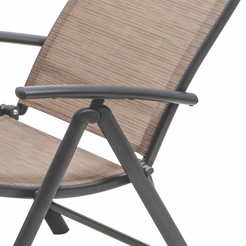 Pellebant Outdoor Folding Adjustable Aluminum Patio Chaise Lounge Chair