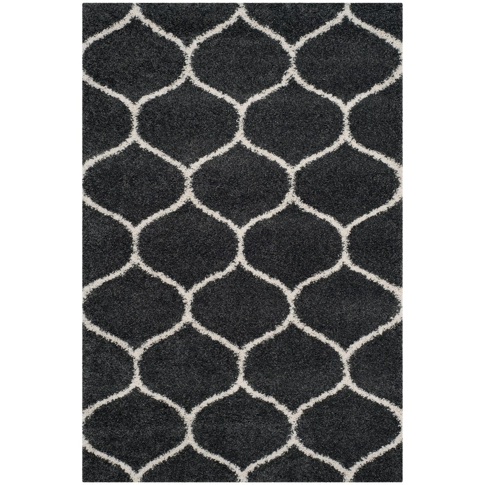 SAFAVIEH Hudson Shag Pushpa Trellis 2-inch Thick Area Rug