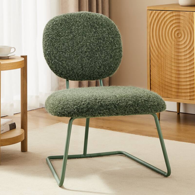 Art Leon Modern Accent Chair - Green