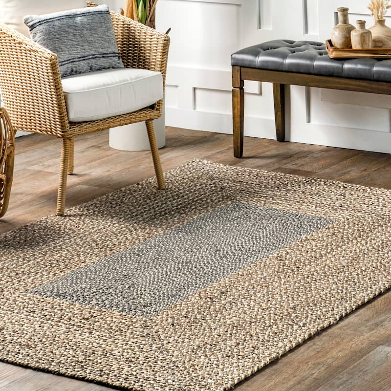 Nuloom Draya Casual Braided Jute Area Rug