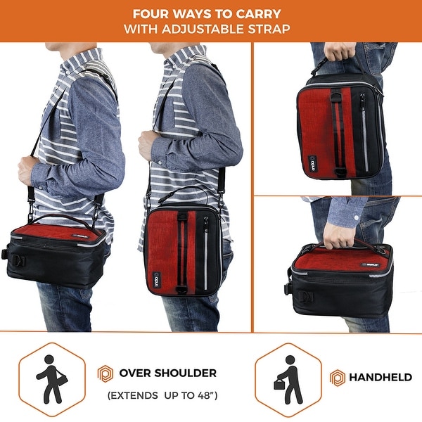 over shoulder lunch bag