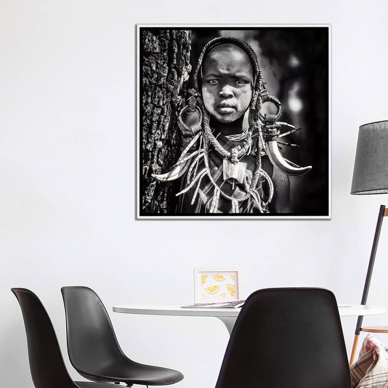 iCanvas "Enigma" by Piet Flour Framed Canvas Print