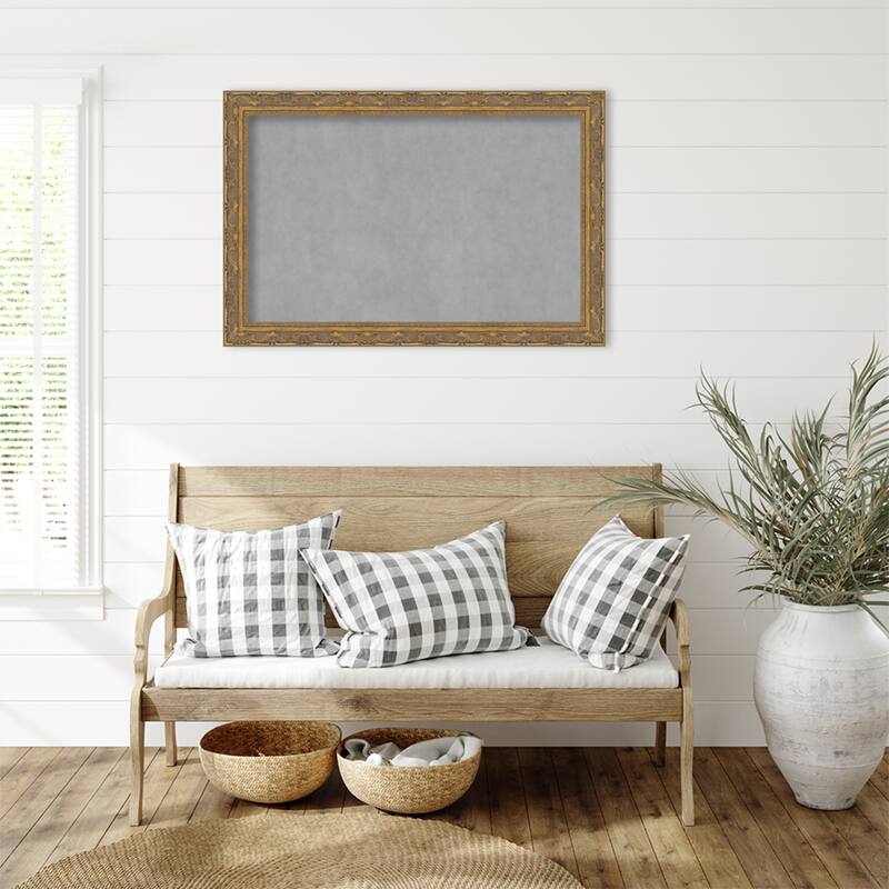 Amanti Art Filigree Gloss Black Framed