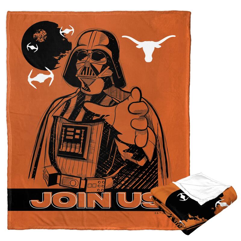 NCAA Star Wars Cobranding Influence Silk Touch Throw Blanket