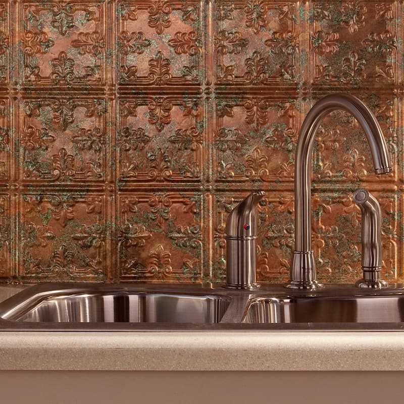 FASÄDE Traditional Style 10 Decorative Vinyl Backsplash Panel