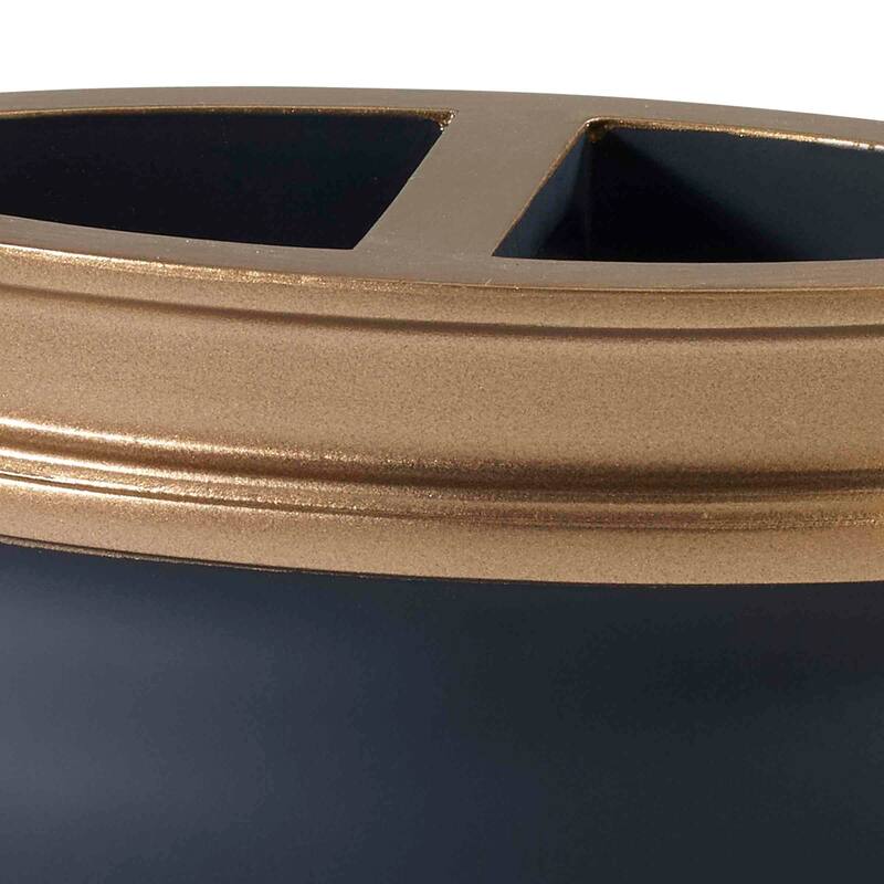 Avanti Linens Memphis Toothbrush Holder - Black - Toothbrush Holder