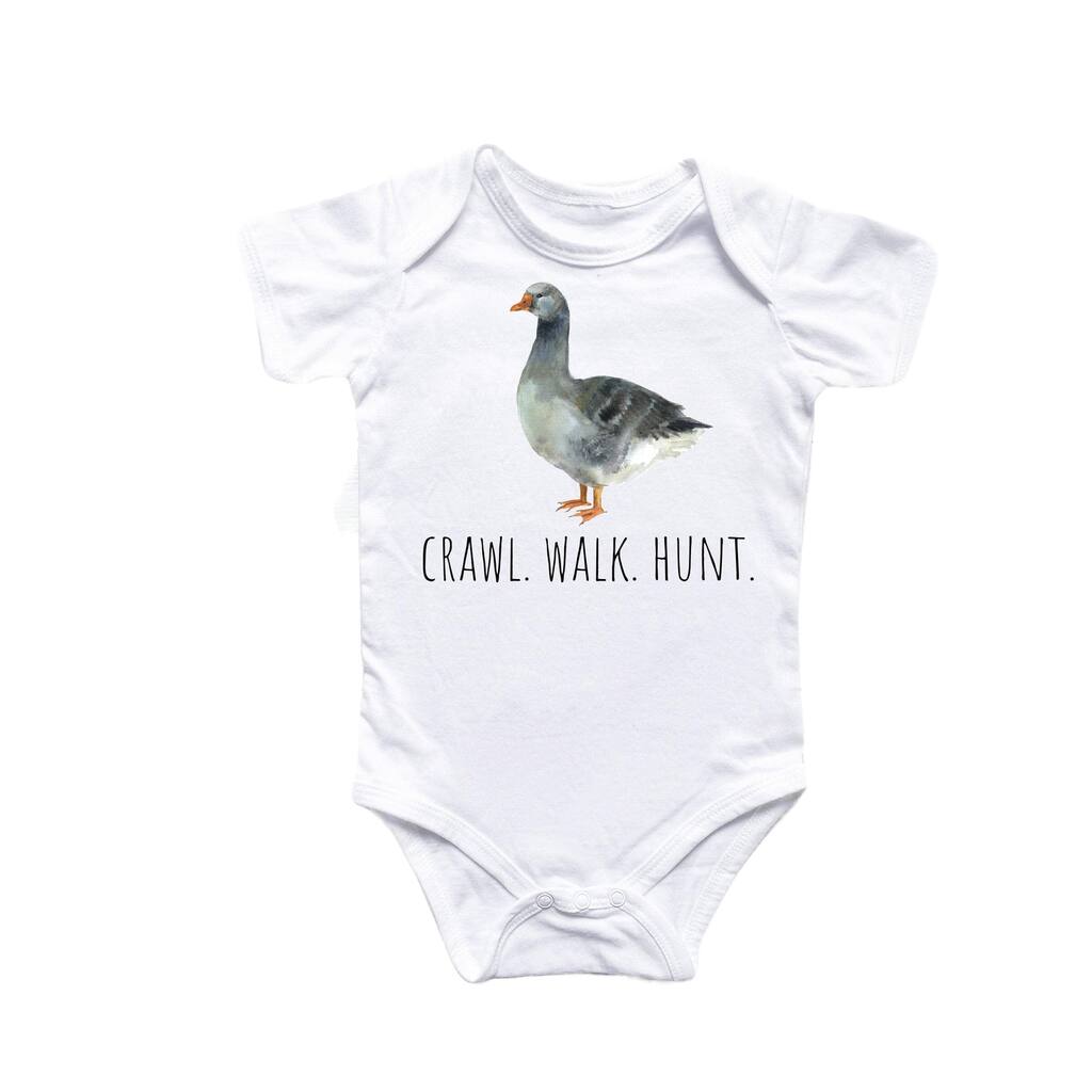 Goose Hunting - Baby Boy Girl Clothes Infant Bodysuit Funny Cute Newborn