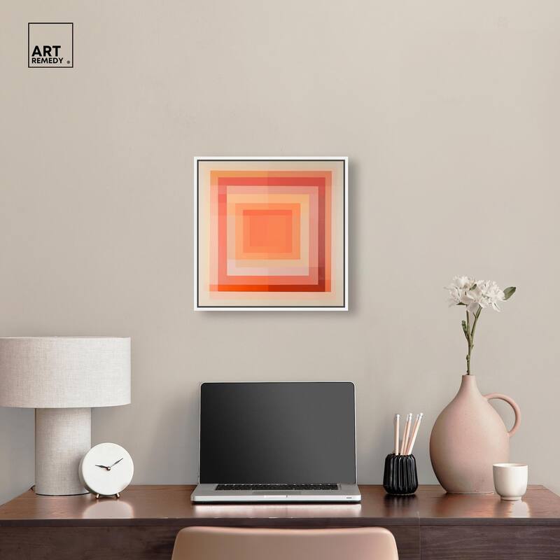 Minimal Color Blocks III Canvas by Art Remedy