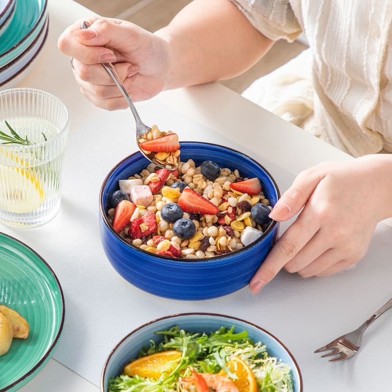 vancasso Bonita 18-Piece Round With Colourful Dinnerware Set
