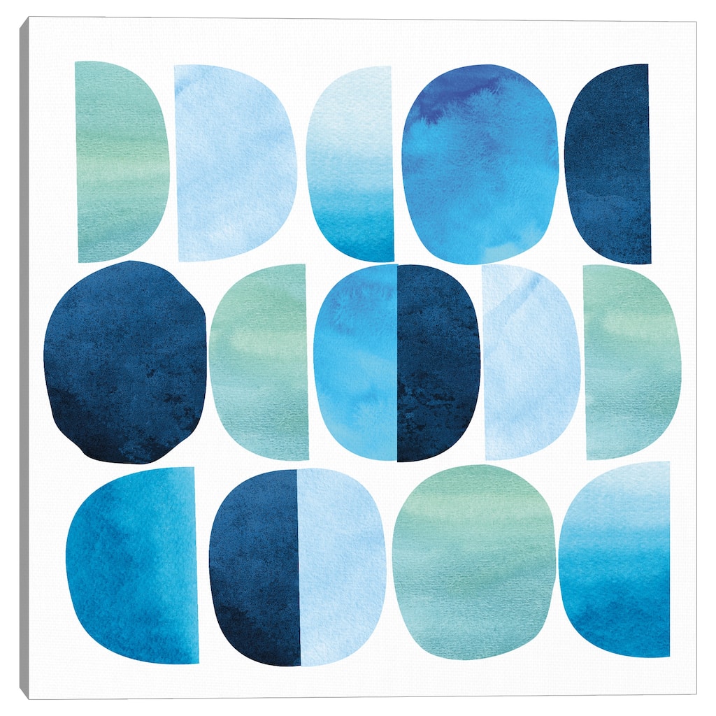 Codes Blue by Nikki Chu Canvas Art Print