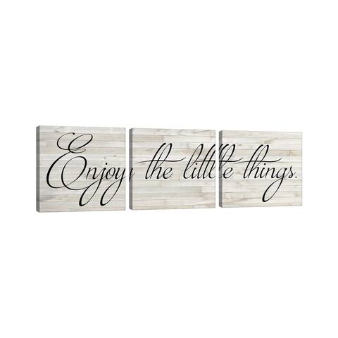 iCanvas "Family Inspiration II" by Alicia Ludwig 3-Piece Canvas Wall Art Set
