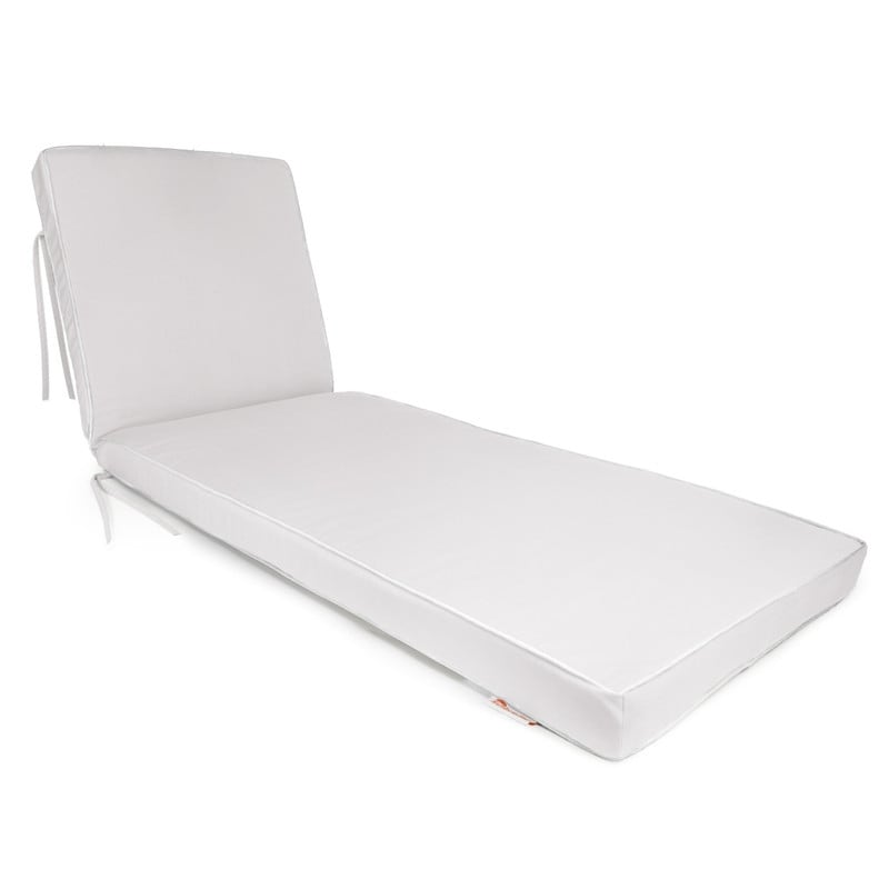 White chaise lounge cushion 2025