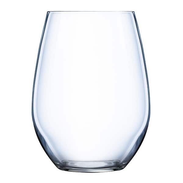 compostable wine glasses Handblown Green Stemless Wine Glasses, Set of 2 main image 0