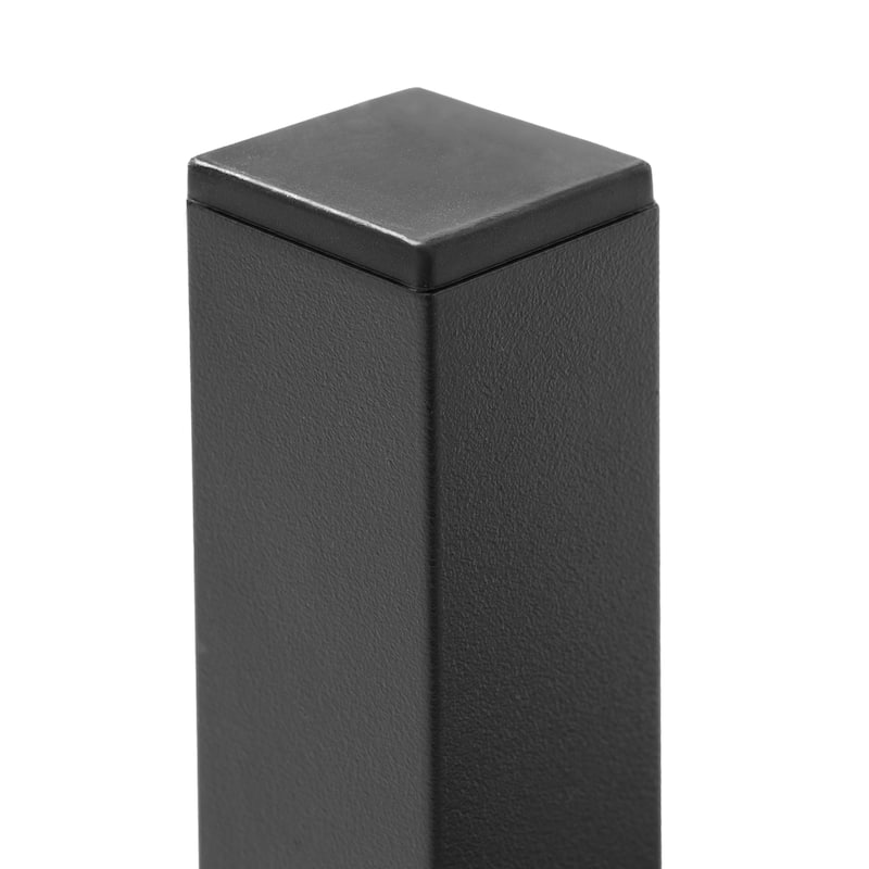 Pellebant Outdoor Aluminum Small Square Side End Table - 15.67" L x 15.67" W x 15.83" H