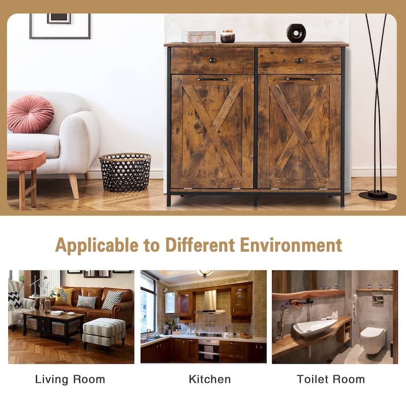 Kitchen Trash Cabinet