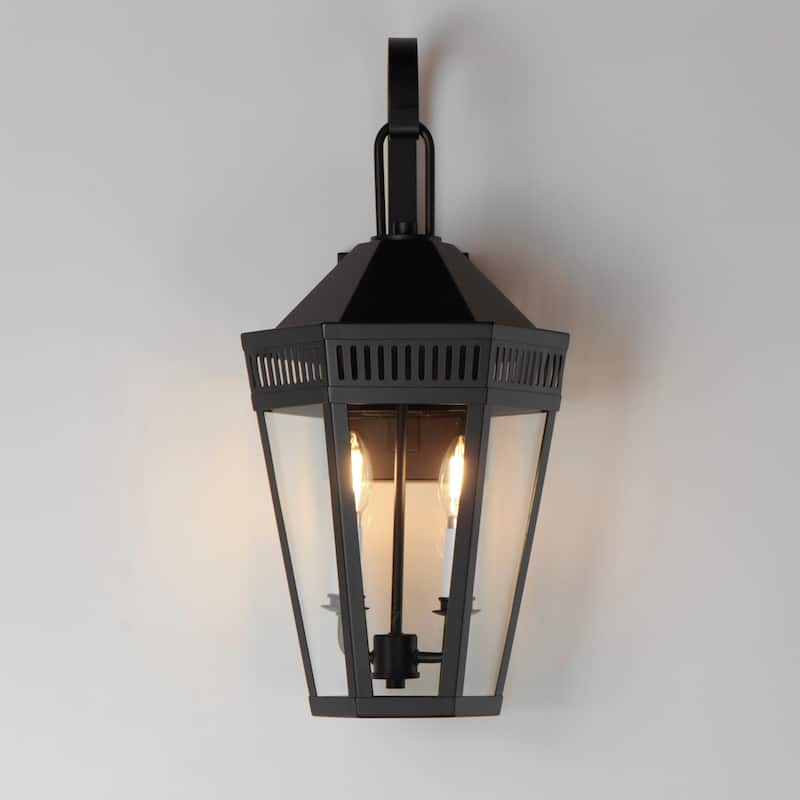 Maxim 30594CL Oxford 2 Light 23" Tall Outdoor Wall Sconce