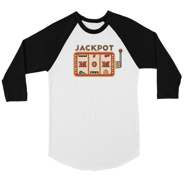 Shop Jackpot Mom Womens Baseball Tee Funny Mom Gift For Mother S